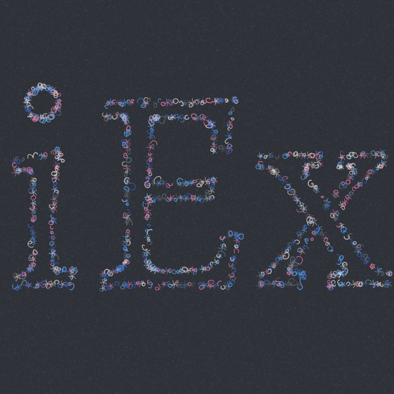 iex with noisy outlines