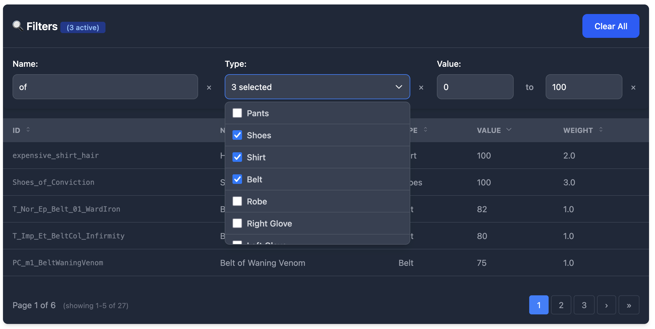Screenshot of Flowbite theme