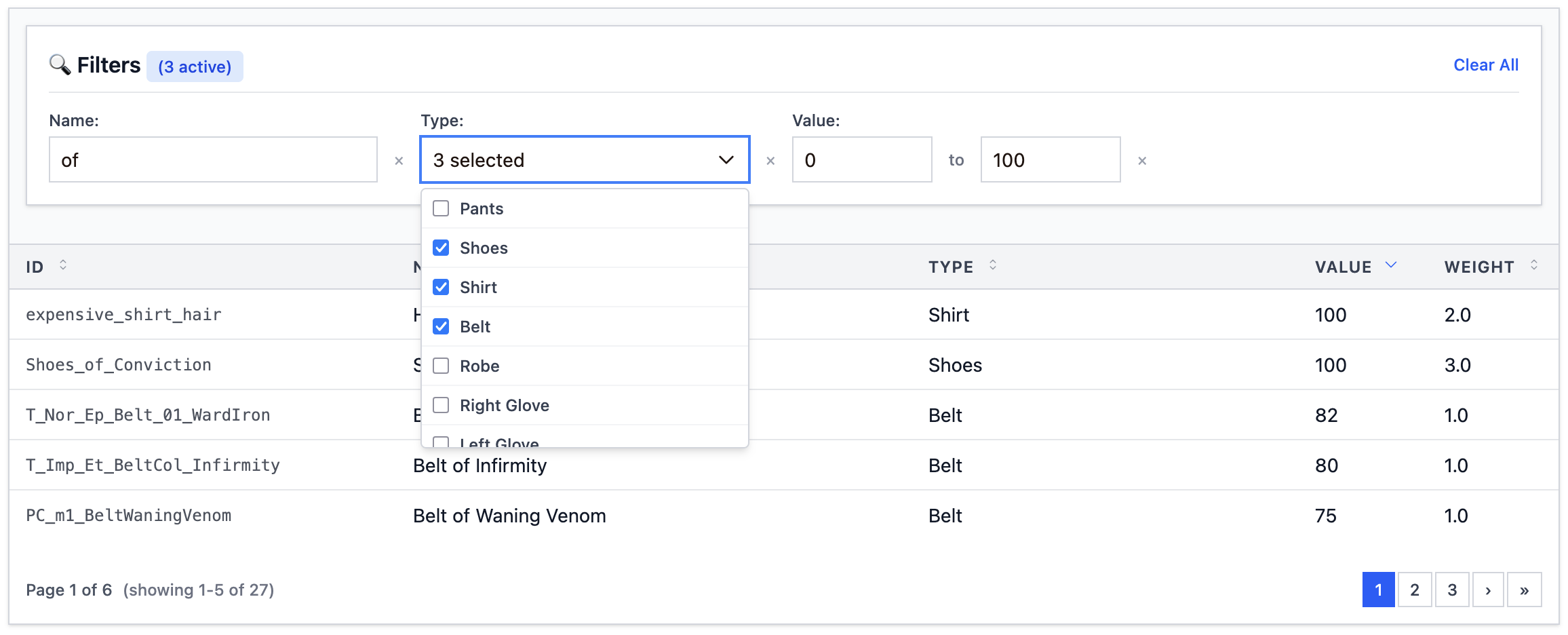 Screenshot of compact theme