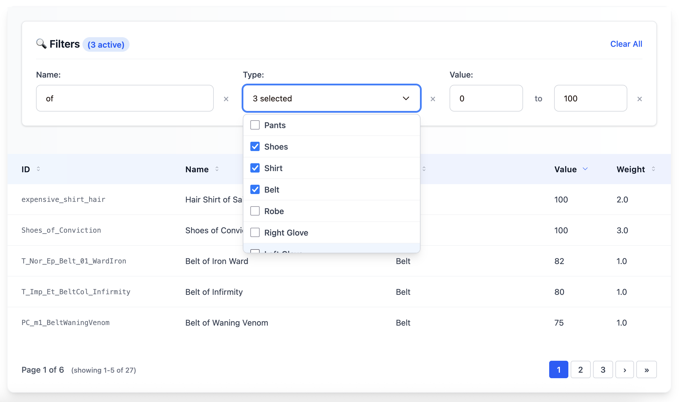 Screenshot of modern theme