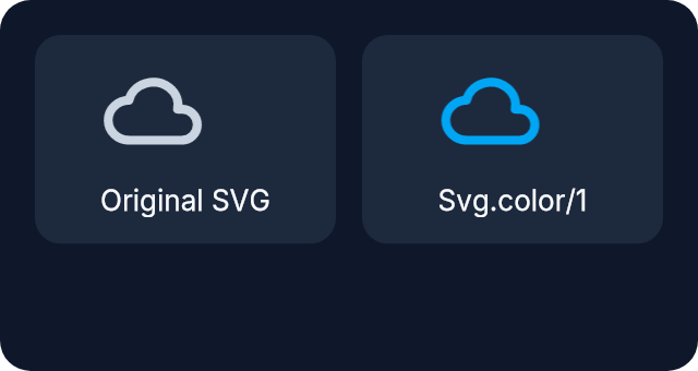 Rendered SVG original and tinted example