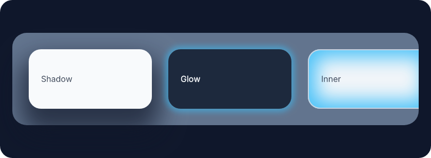 Rendered border shadow comparison