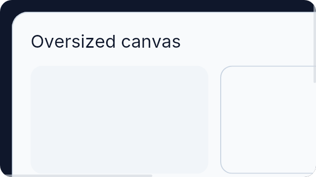 Rendered two-axis scroll container
