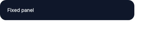 Rendered fixed width size example