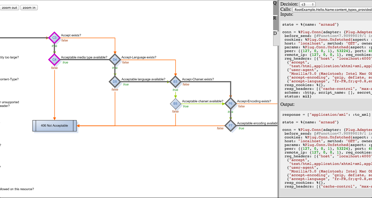 Debug UI example