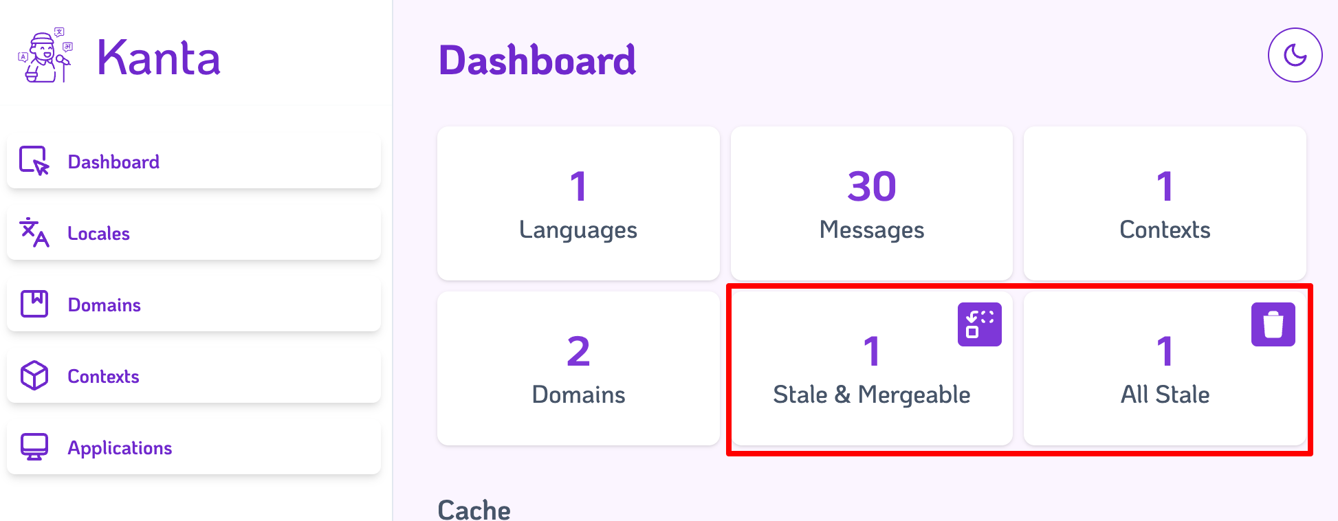 Stale Dashboard Tiles