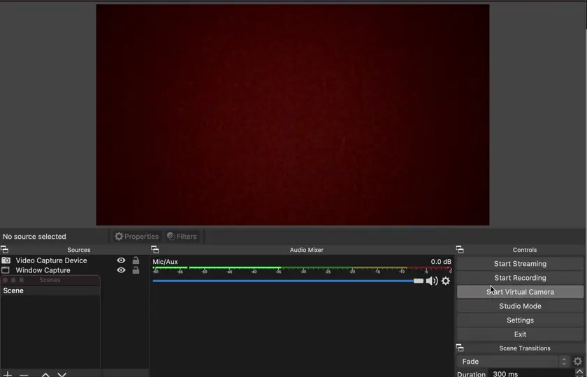 OBS settings