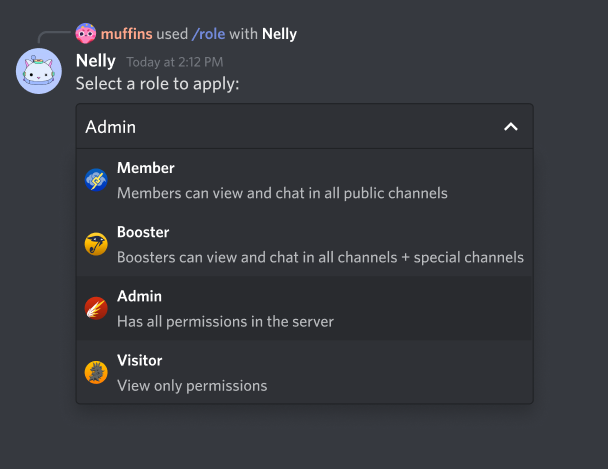 Discord Selects