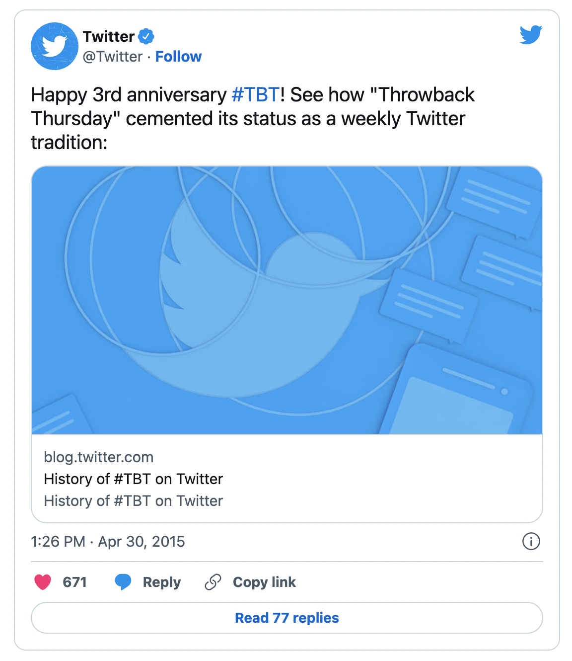 Summary card with Large Image