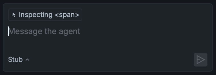 Update chat with inspected element