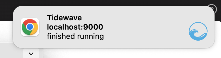 Notification example