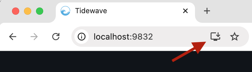 Install Tidewave as a browser app